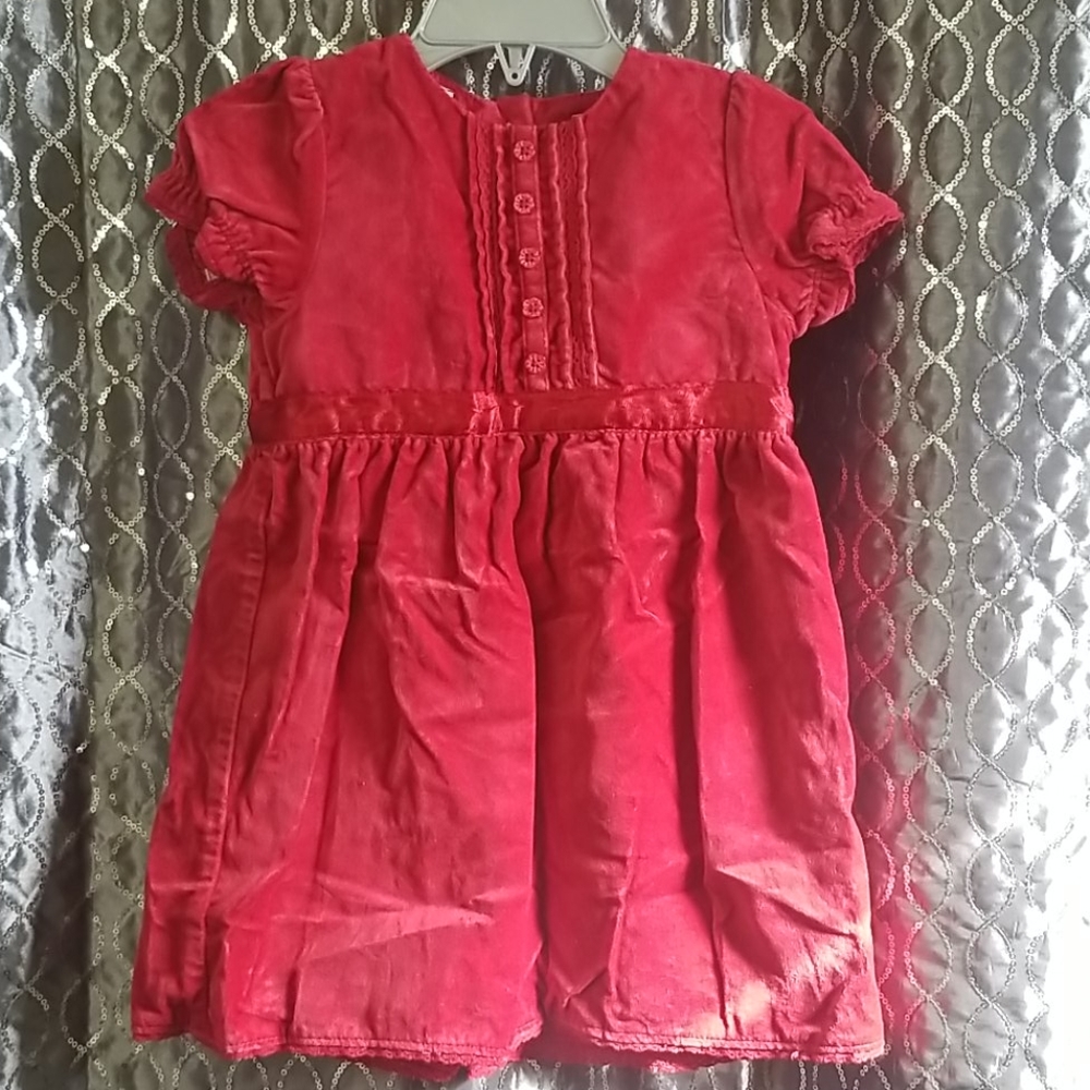 OshKosh B'gosh Red Velvet Dress